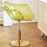 Contemporary Creative Petal Shape Acrylic Liftable Dining Chair Backrest Armrest For Dining Room