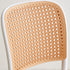 Modern Minimalist Square Rattan Plastic Dining Chair For Dining Room