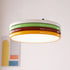 Contemporary Scandinavian Macron Iron Disc Splicing LED Flush Mount Ceiling Light For Bedroom