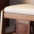 Contemporary Scandinavian Rectangle Tech Cloth Solid Wood Shoe Storage 1-Shelf For Entryways