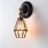 Contemporary Retro Iron Bracket Shade 1-Light Wall Sconce Lamp For Dining Room