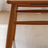 Traditional Vintage Square Cherry Wood Dining Chair Backrest For Dining Room