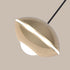 Contemporary Nordic Oval Aluminum Acrylic LED Liftable Pendant Light For Living Room