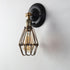 Contemporary Retro Iron Bracket Shade 1-Light Wall Sconce Lamp For Dining Room