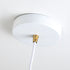 Contemporary Scandinavian Floral Lotus Leaf Resin Iron 1-Light Pendant Light For Living Room