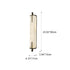 Modern Luxury Full Copper Marble Rectangle LED Wall Sconce Lamp For Living Room