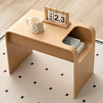 Modern Minimalist Square Wood Coffee Table For Living Room