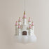 Contemporary Nordic Kids Resin PVC PE Castle 1-Light Pendant Light For Bedroom