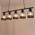 Traditional Vintage Iron Cage 3/4/5-Light Island Light Chandelier For Dining Room