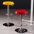 Contemporary Creative Beer Bottle Cap Design Plastic Swivel Bar Stool Height Adjustable Footrest For Dining Room