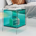 Modern Minimalist Square Acrylic Nightstand For Bedroom