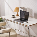 Modern Minimalist Rectangular MDF Stainless Steel Desks For Home Office