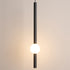 Modern Minimalist Long Cylinder Iron Acrylic LED Pendant Light For Bedroom