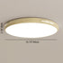 Modern Minimalist Macaron Acrylic Round Shade LED Flush Mount Ceiling Light For Bedroom