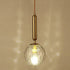 Contemporary Nordic Orb Hardware Glass 1-Light Wall Sconce Lamp For Living Room