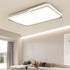 Modern Minimalist Geometric Square Iron Acrylic LED Flush Mount Ceiling Light For Bedroom