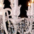 Modern Luxury Lace Candle Hardware Glass Crystal 6/10 Light Chandelier For Living Room