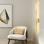 Modern Minimalist Long Strip Iron Acrylic LED Wall Sconce Lamp For Living Room