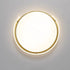 Modern Minimalist Round Aluminum Acrylic LED Flush Mount Ceiling Light For Bedroom