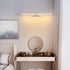 Modern Simplicity Strip Rectangle Aluminum Iron Silicone LED Wall Sconce Lamp For Bedroom