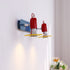 Contemporary Creative Childlike Colorful Geometric Iron 2-Light Mirror Front Wall Sconce Lamp For Bedroom