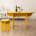 Modern Minimalist Oval Round Density Plate Dining Table And Chair Set For Dining Room