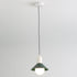 Contemporary Simplicity Macaron Iron Geometric Cone Shape 1-Light Pendant Light For Living Room