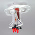 Contemporary Creative Iron Cartoon Aerospace Rocket Acrylic LED Kids Flush Mount Ceiling Light For Living Room