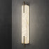 Modern Luxury Full Copper Marble Rectangle LED Wall Sconce Lamp For Living Room