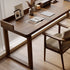 Traditional Rustic Rectangular Wood Desks Two Legs For Home Office