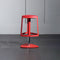 Contemporary Simplicity Triangle Plastic Iron Height Adjustable Swivel Bar Stool Footrest For Living Room