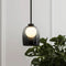 Contemporary Nordic Orb Cup Iron Glass 1-Light Pendant Light For Bedroom