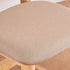 Modern Minimalist PU Leather Rattan Upholstered Rubberwood Counter Stool Open Back Footrest For Kitchen