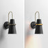 Contemporary Scandinavian Iron Cylinder Horn 1-Light Wall Sconce Lamp For Bedside