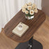 Modern Minimalist Rectangular PVC Artificial Panel End Table For Living Room