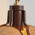Traditional Japanese Floral Wooden Iron Fabric 1-Light Wall Sconce Lamp For Living Room