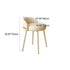 Modern Simplicity Leather Metal Sponge Round Vanity Stool Backrest For Bedroom