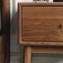 Traditional French Rectangular Wood End Table 1-Drawer For Living Room