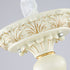 Modern Art Deco Carved Cup Iron Resin Glass Chandelier 3/6/8/10 Light Chandelier For Living Room