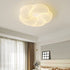 Modern Minimalist PE Cookie Cloud Shape Iron LED Flush Mount Ceiling Light For Bedroom