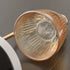 Contemporary Simplicity Iron Conical Glass Shade 1-Light Melting Wax Table Lamp For Bedroom