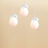 Contemporary Creative PE Spherical Shade Resin Animal Rabbit Bear Design 1-Light Pendant Light For Living Room