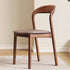 Contemporary Scandinavian Curved Back Ash Wood Sponge Dining Chair Backrest For Dining Room