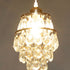 Modern Luxury Round Teardrop Crystal Iron 1-Light Pendant Light For Living Room