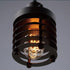 Contemporary Industrial Cylinder Hollow Out Iron 1-Light Pendant Light For Living Room