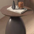 Contemporary Simplicity Geometric Round Resin Coffee Table For Living Room