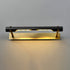 Contemporary Luxury Antique Brass Strip 2-Light Mirror Front Wall Sconce Lamp For Bathroom