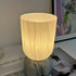 Modern Minimalist Cylinder Funnel Glass 1-Light Table Lamp For Bedroom