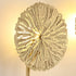 Modern Luxury Full Copper Hollow Lotus Leaf Cluster 3/5/7-Light Wall Sconce Lamp For Living Room