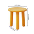 Modern Minimalist Round Tabletop Plastic Coffee Table 3-Leg For Living Room